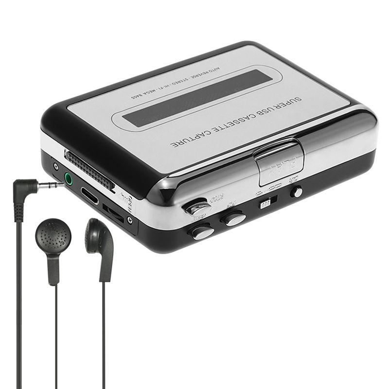 Audio Music File - M52K-USB 카세트테이프 플레이어 MP3 변환기, 헤드폰