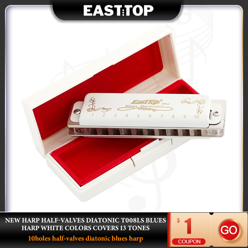 Harmonica 10 Hole - EASTTOP T008LS 10 홀 20 톤