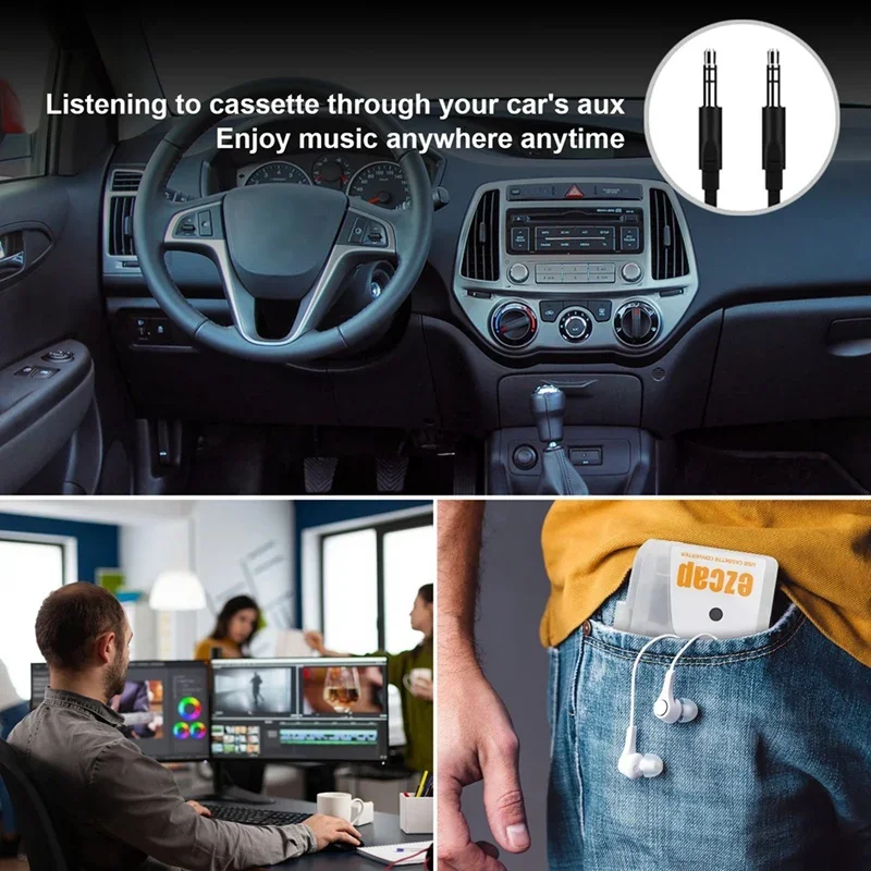 USB 카세트 플레이어 워크맨 스테레오 테이프 MP3  - Audio Music File 리뷰 및 가격