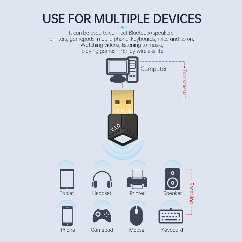 USB 블루투스 어댑터 5.0 오디오 수신기 PC/파일 - Audio Music File 리뷰 및 가격