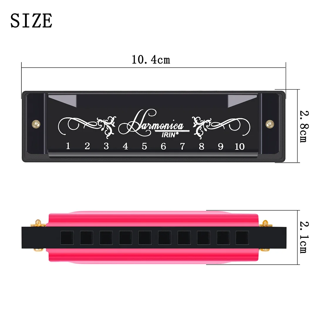 SLADE 하모니카 전문 10 홀 20 톤 다채로운 C - Harmonica 10 Hole 리뷰 및 가격