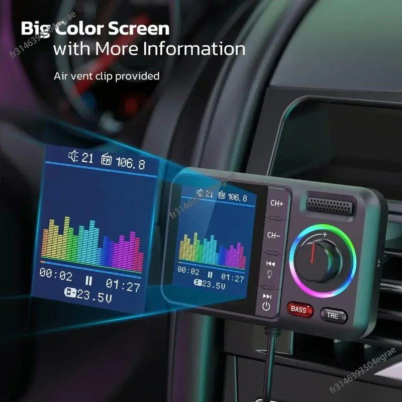 차량용 무선 오디오 어댑터, 일상 통근용 QC3.0 A - Audio Music File 리뷰 및 가격